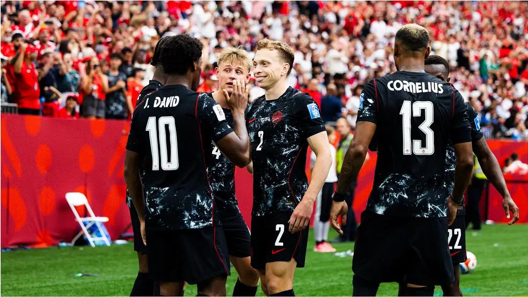 Canada wins against Qatar with a score of 6-0.