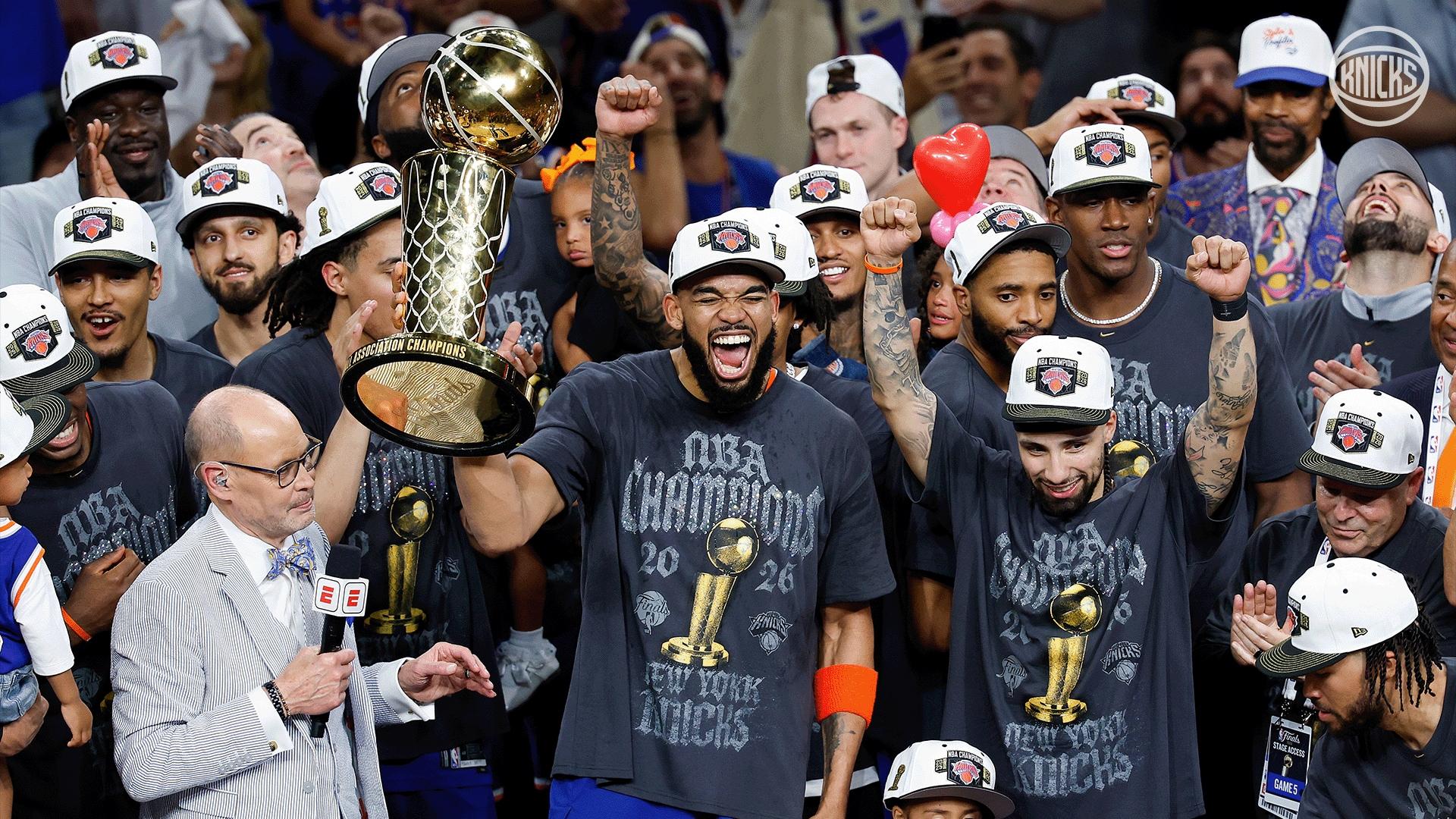 Knicks wins first NBA championship in  53 years