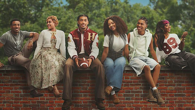 The cover photo of A different world series remake featuring the new generation cast. 