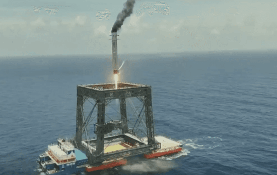 A successful capture of the march 10B rocket